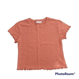 Small Ruffled Crop Top